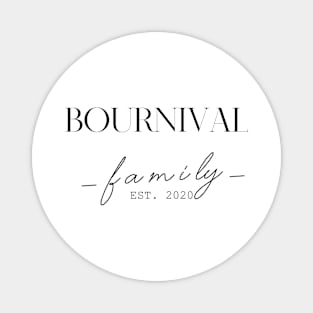 Bournival Family EST. 2020, Surname, Bournival Magnet